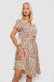 Платье софт с принтом, цвет бежевый, 230R0032-4 Платье софт с принтом, цвет бежевый, 230R0032-4