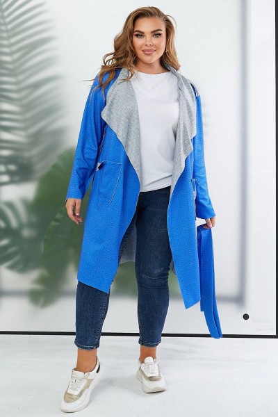 Кардиган женский, цвет электрик, 257R5012