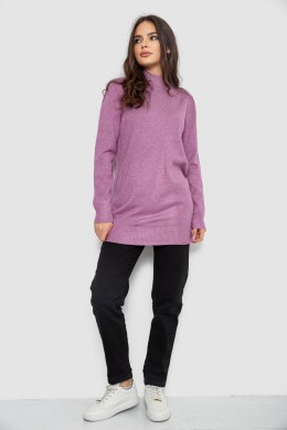 Светр жіночий однотонний, колір бузковий, 244R5550