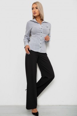 Сорочка класична в смужку, колір сіро-білий, 230R644-1