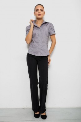 Сорочка жіноча однотонна, колір сірий, 230R070