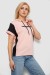 Футболка женская с принтом, цвет персиковый, 244R2311-5