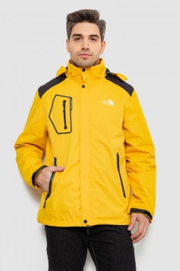 Куртка мужская демисезонная с капюшоном, цвет желтый, 244RL-2515AL