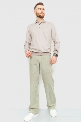 Брюки мужские классические, цвет оливковый, 167R955