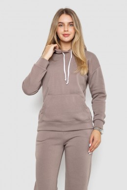 Спорт костюм жіночий на флісі, колір мокко, 241R1530