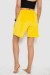 Шорты женские велюровые -уценка, цвет желтый, 238R106-U Шорты женские велюровые -уценка, цвет желтый, 238R106-U
