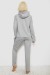 Костюм женский домашний с принтом, цвет серый, 257R1115