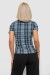 Сорочка жіноча в клітинку, колір синій, 230R065