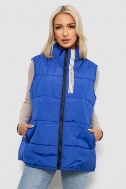 Жилет женский демисезонный, цвет электрик, 257R95