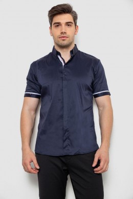 Сорочка чоловіча, колір темно-синій, 214R5007