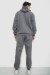 Спортивный костюм мужской на флисе, цвет серый, 244R9162