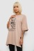 Футболка жіноча з принтом, колір бежевий, 244R2018