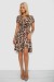 Платье софт с принтом, цвет темно-бежевый, 230R0032-4 Платье софт с принтом, цвет темно-бежевый, 230R0032-4