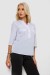 Блуза однотонная, цвет белый, 230RP-96-1 Блуза однотонная, цвет белый, 230RP-96-1