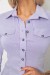 Рубашка классическая в полоску, цвет сиреневый, 230R643 Рубашка классическая в полоску, цвет сиреневый, 230R643