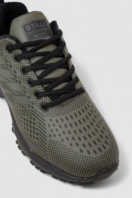 Кроссовки мужские зимние на меху, цвет хаки, 248RH215