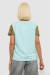 Футболка жіноча з принтом, колір м'ятний, 244R2047