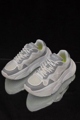 Кроссовки женские, цвет бело-серый, 248RCX1270