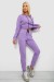 Спортивный костюм женский двухнитка, цвет сиреневый, 214R1419-005