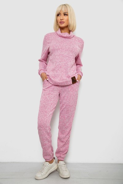 Костюм женский повседневный, цвет розовый, 257R123