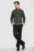 Кофта мужская на молнии с карманами, цвет хаки, 161R1009 Кофта мужская на молнии с карманами, цвет хаки, 161R1009