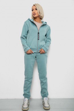 Спортивный костюм женский на флисе, цвет оливковый, 257R86