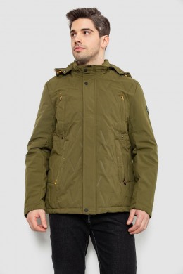 Куртка мужская демисезонная с капюшоном, цвет хаки, 244RL9159AL