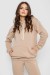Спорт костюм женский на флисе, цвет бежевый, 241R1530