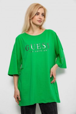 Футболка жіноча з принтом, колір зелений, 244R3019