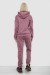 Спортивний костюм жіночий на флісі, колір сливовий, 257R85 Спортивний костюм жіночий на флісі, колір сливовий, 257R85