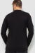 Свитер мужской однотонный, цвет черный, 161R1770-1 Свитер мужской однотонный, цвет черный, 161R1770-1