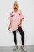 Футболка женская с принтом, цвет розовый, 244R2511