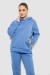 Спортивний костюм жіночий на флісі, колір блакитний, 257R85 Спортивний костюм жіночий на флісі, колір блакитний, 257R85