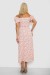 Платье софт с принтом, цвет розовый, 230R010 Платье софт с принтом, цвет розовый, 230R010