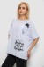 Футболка жіноча з принтом, колір білий, 244R4021