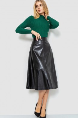 Водолазка женская в рубчик, цвет зеленый, 204R045