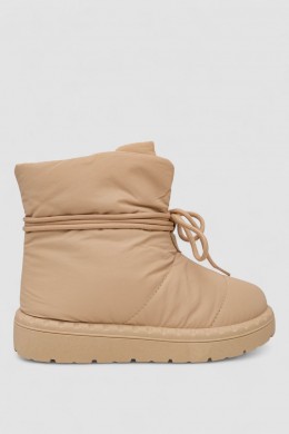 Дутики жіночі зимові на хутрі, колір бежевий, 248RFM600