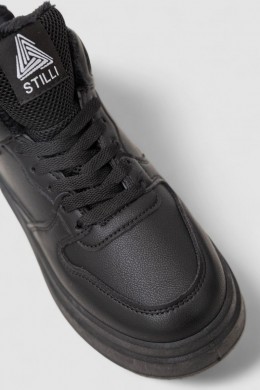 Кроссовки женские зимние на меху, цвет черный, 248RLM50