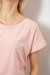 Футболка жіноча однотонна, колір персиковий, 244R2300