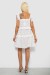 Сарафан женский однотонный, цвет молочный, 244R0331 Сарафан женский однотонный, цвет молочный, 244R0331
