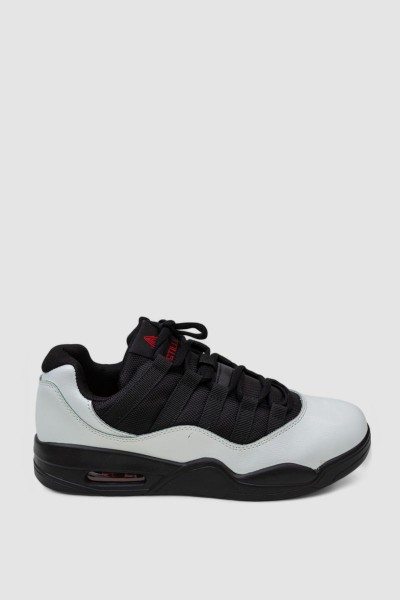 Кеды мужские экокожа, цвет бело-черный, 248RST116