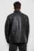 Куртка мужская однотонная экокожа, цвет черный, 214R603-5 Куртка мужская однотонная экокожа, цвет черный, 214R603-5