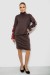 Костюм женский, цвет коричнево-красный, 257R322-3 Костюм женский, цвет коричнево-красный, 257R322-3
