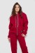 Спортивный костюм женский на флисе, цвет бордовый, 244R1555