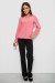 Сорочка жіноча однотонна, колір рожевий, 230R100-5 Сорочка жіноча однотонна, колір рожевий, 230R100-5