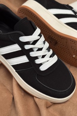 Кроссовки женские, цвет черно-белый, 248RJH600-4