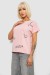 Футболка женская с принтом, цвет розовый, 244R2316-5
