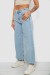 Джинсы женские однотонные Wide leg, цвет голубой, 244R1804S21 Джинсы женские однотонные Wide leg, цвет голубой, 244R1804S21