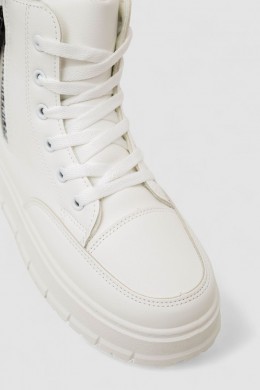 Кросівки жіночі зимові на хутрі, колір білий, 248RBL8