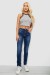Джинсы женские однотонные Skinny, цвет синий, 244RNL2040 Джинсы женские однотонные Skinny, цвет синий, 244RNL2040